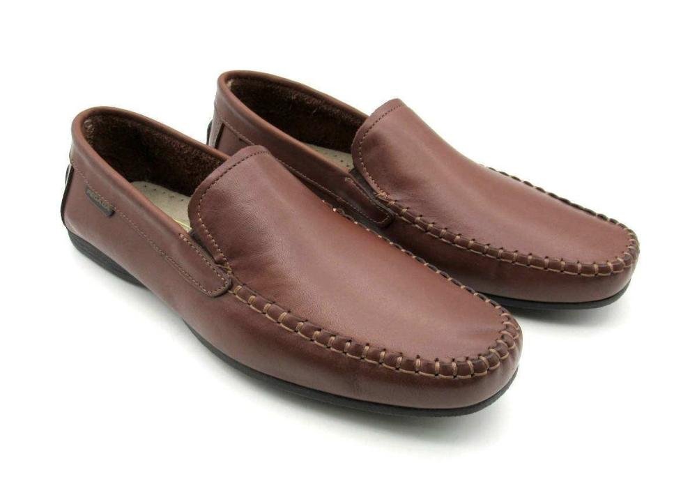 Mocassim Pegada Sider Masculino De Couro 140773 Marrom 2