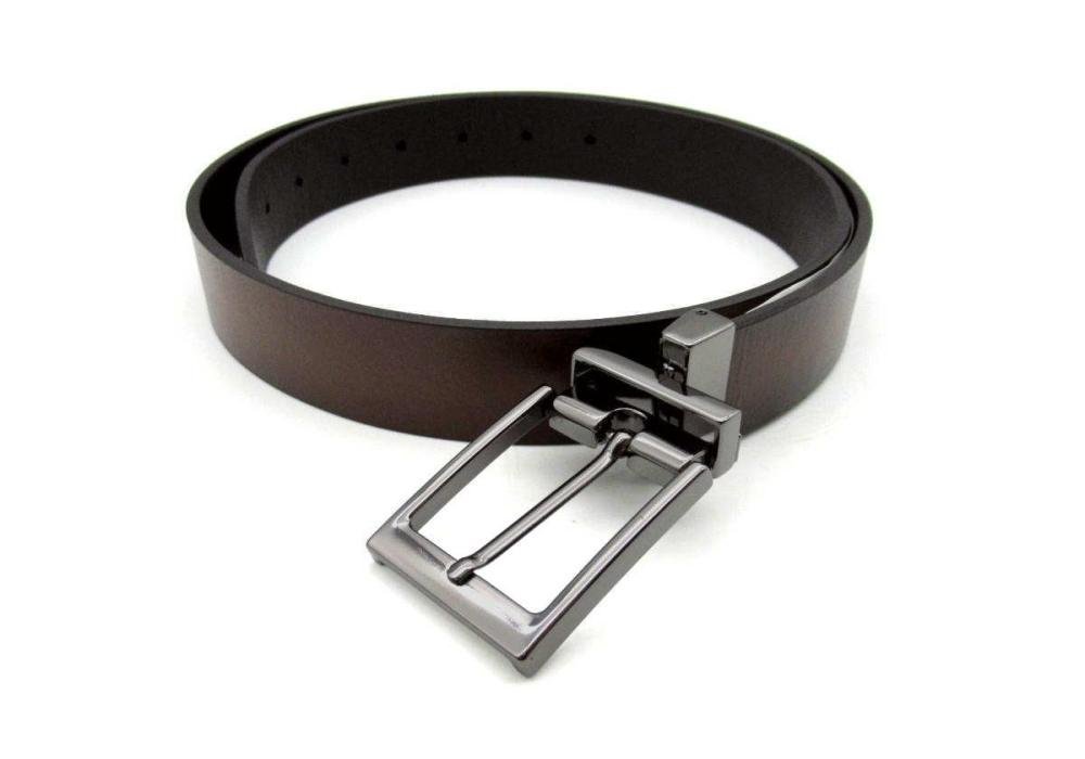 Cinto Masculino Fasolo Reversível 100% de Couro E914090 Marrom 2