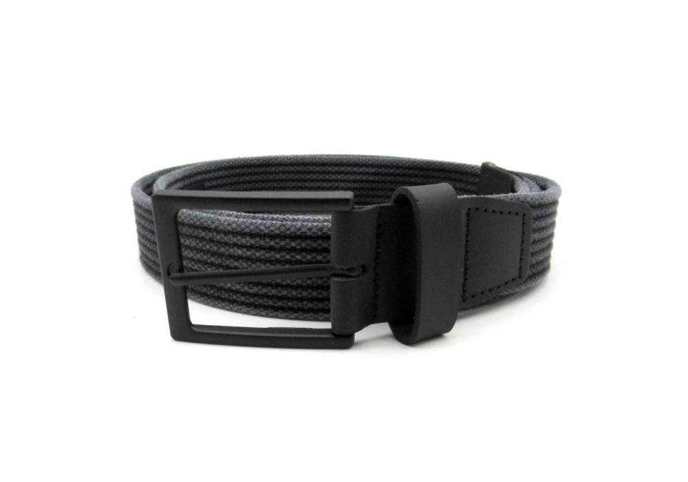 Cinto Masculino Esportivo Fasolo de Lona E388342 Preto/Cinza 2