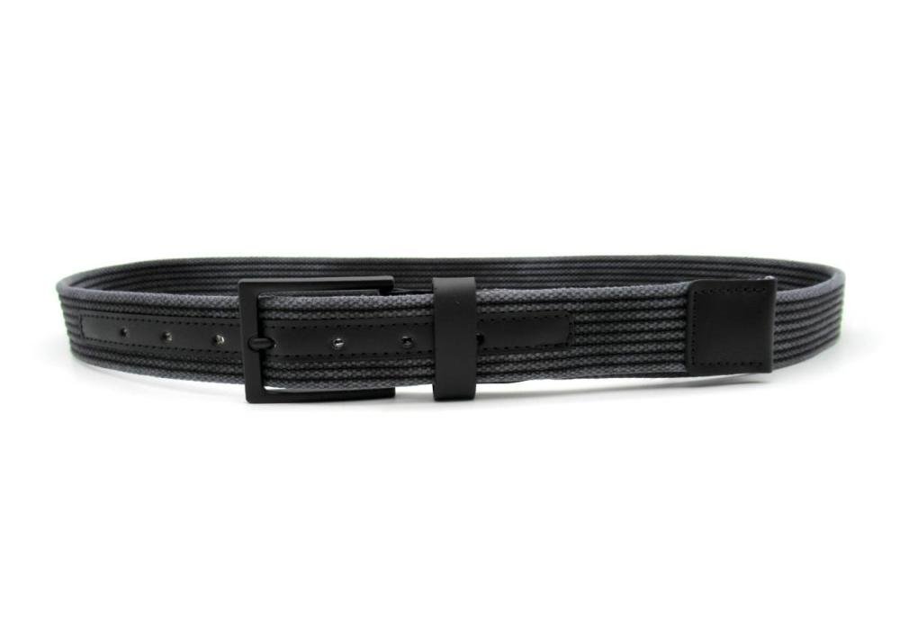 Cinto Masculino Esportivo Fasolo de Lona E388342 Preto/Cinza 3