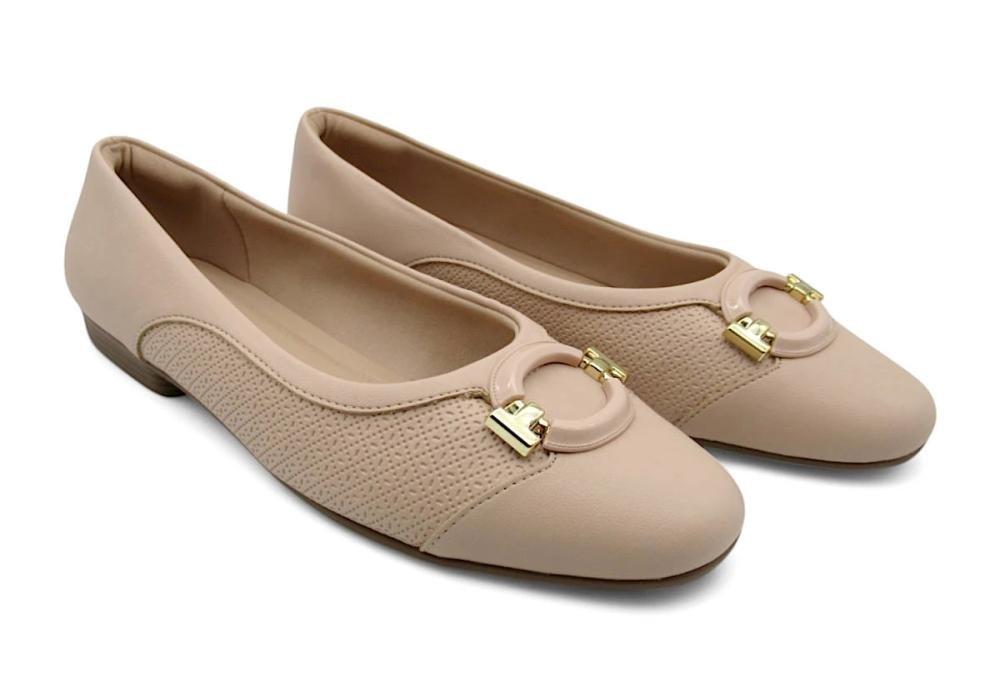 Sapatilha Feminina Piccadilly 250248 Nude Bege 2