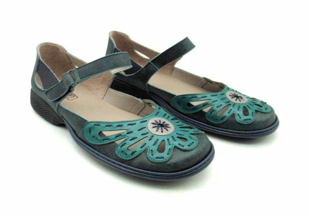 Sapatilha Feminina Jgean De Couro GC0001 Verde Verde 2