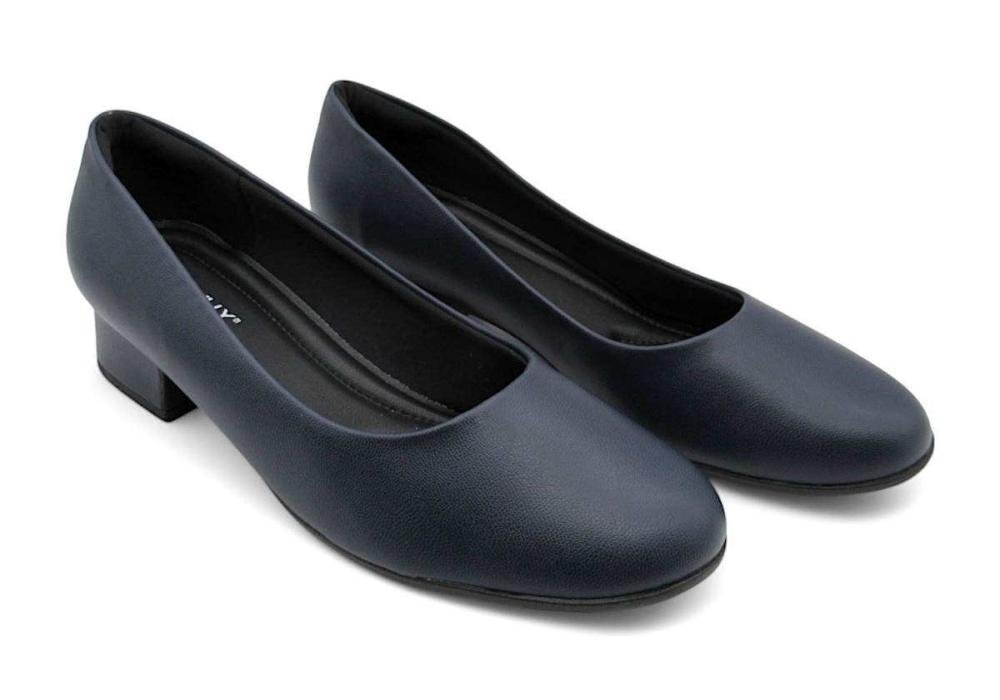 Sapato Social Piccadilly Salto Baixo 145052 Marinho Azul Escuro 2