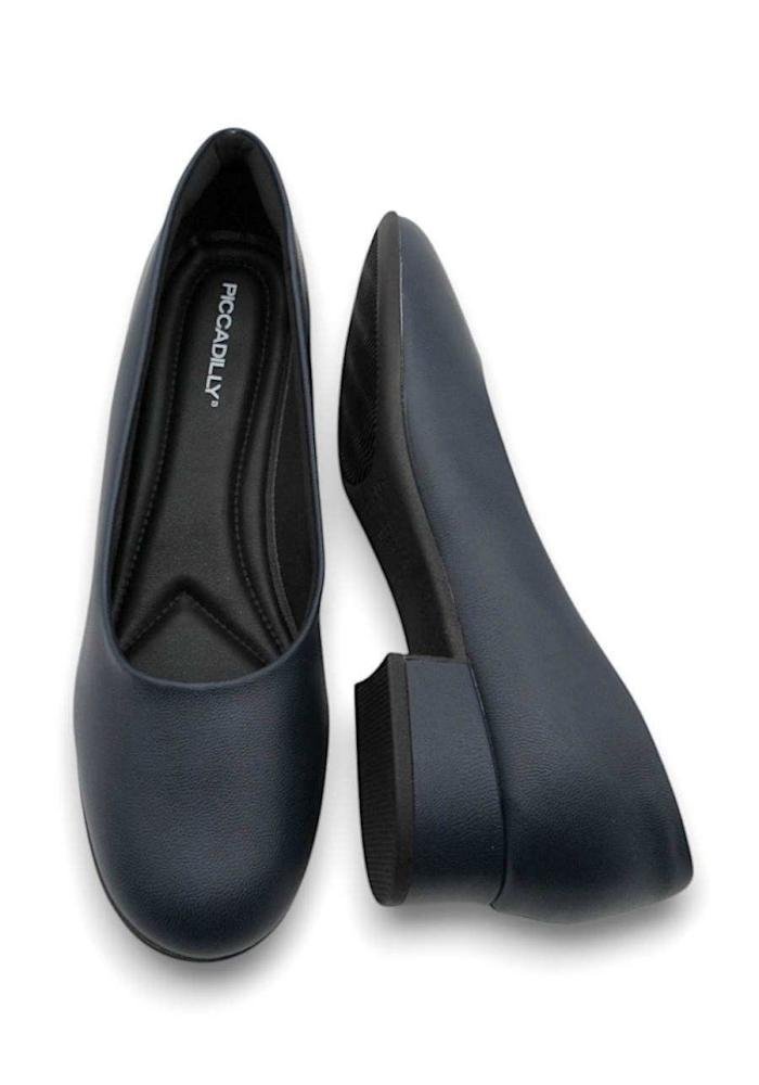 Sapato Social Piccadilly Salto Baixo 145052 Marinho Azul Escuro 4