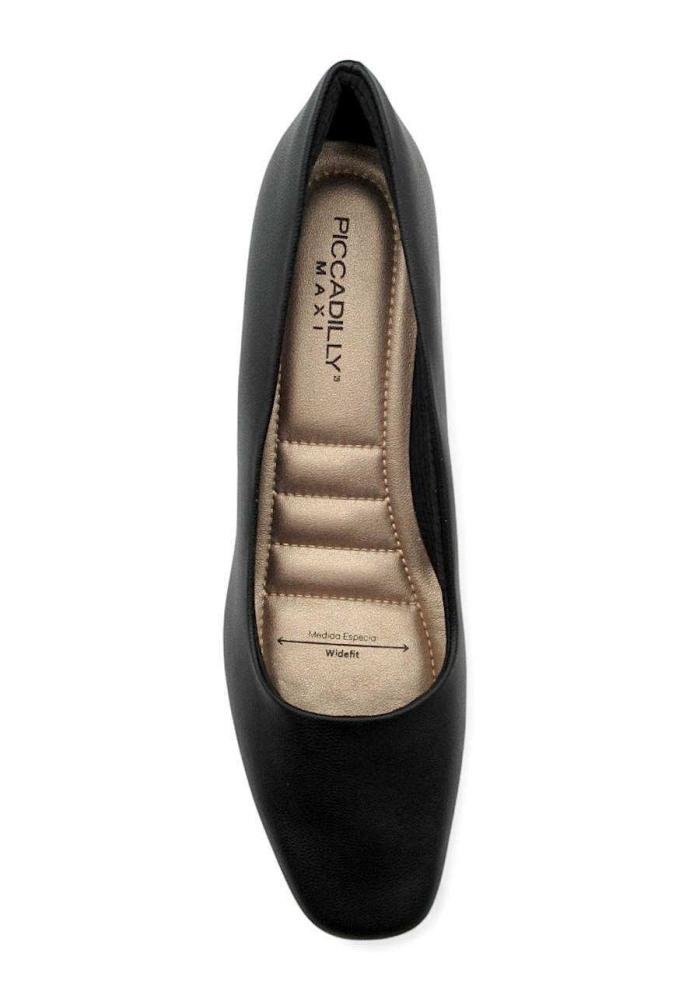 Sapato Scarpin Piccadilly Feminino Social 748034 Maxi Preto 4