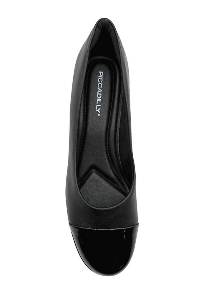 Sapato Social Piccadilly Feminino Salto Baixo 145056 Preto 3