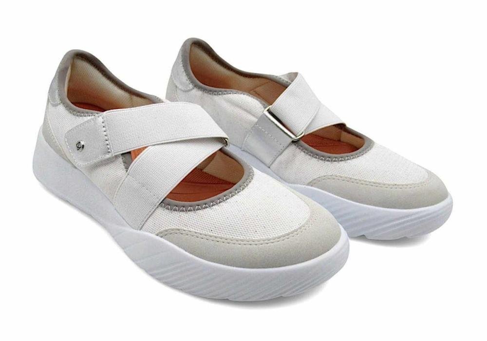 Sapatênis Feminino Piccadilly Fascite Plantar 949027 Branco/Prata 3