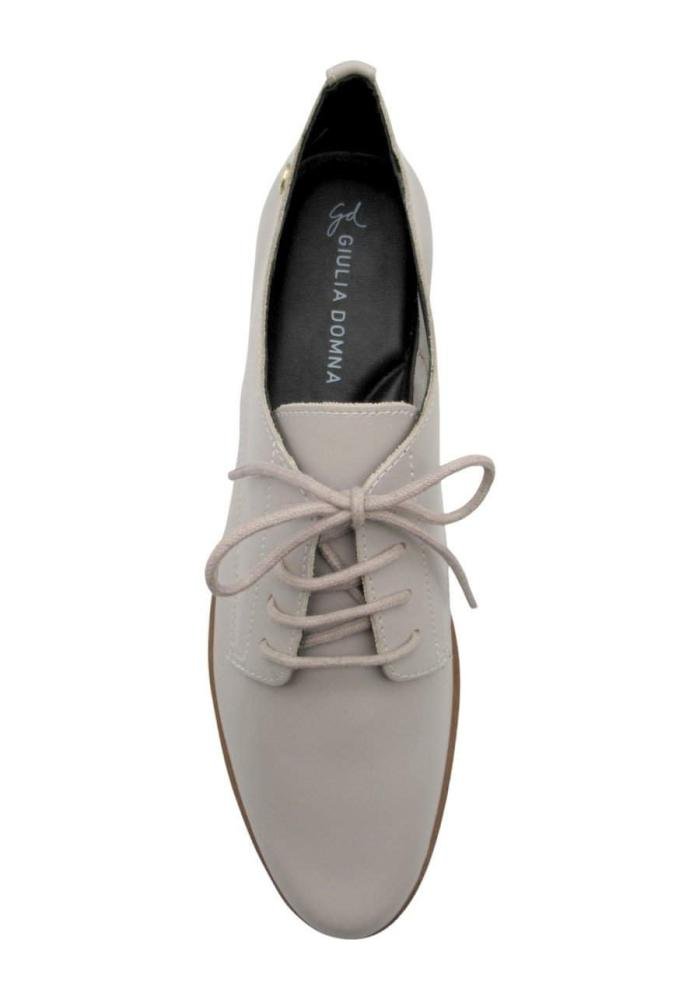 Sapato Oxford Feminino Giulia Domna 205001 Bege 3