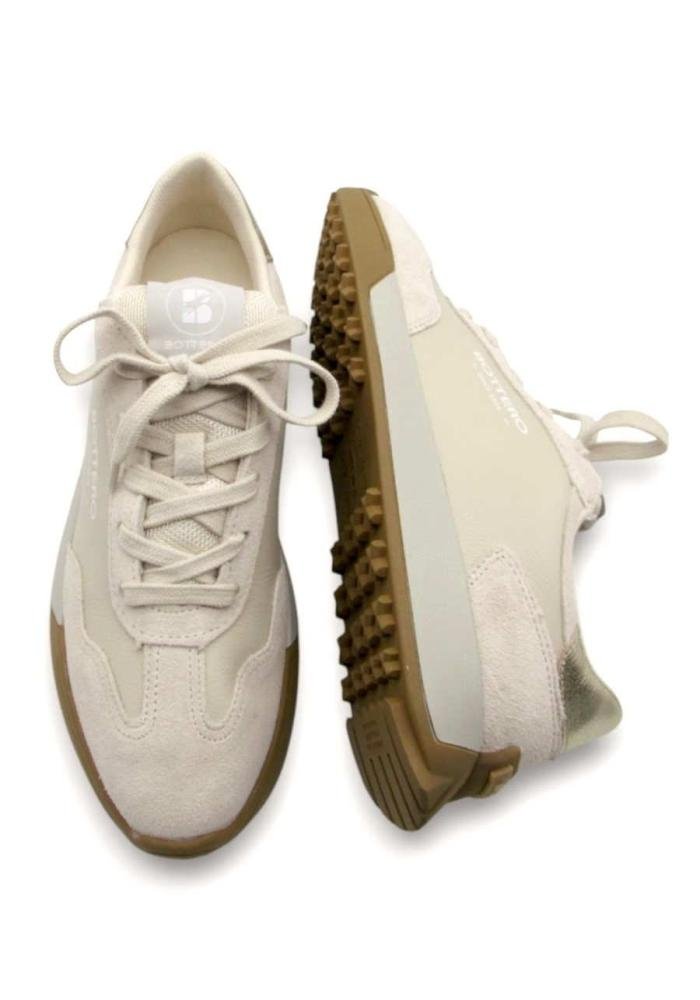 Tênis Bottero Casual Feminino 371502 Couro Bege 4