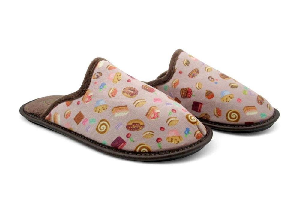 Chinelo Leffa de Quarto Feminino Inverno 860 Estampado Multicores 2