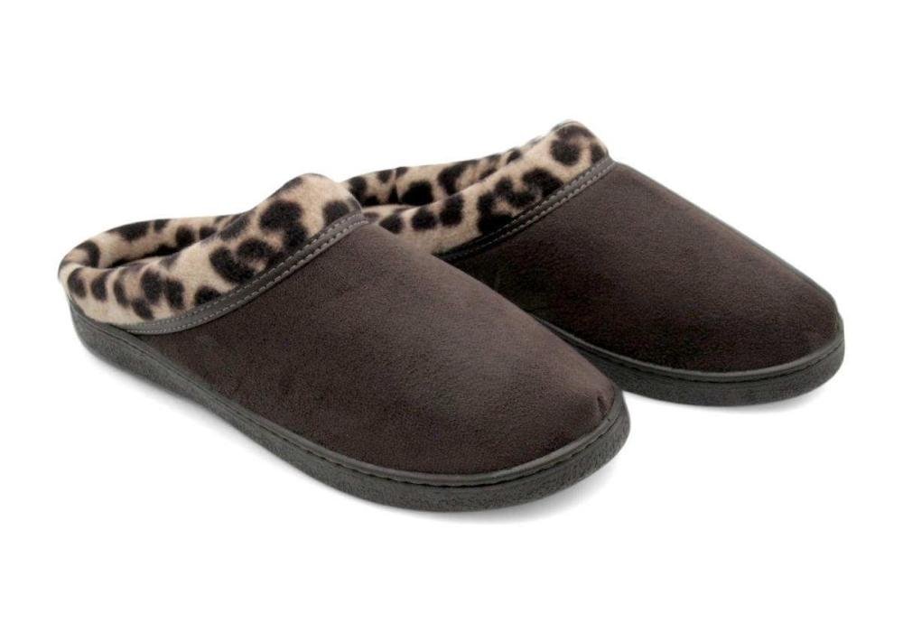 Chinelo Leffa de Quarto Feminino Inverno 783 Marrom 2