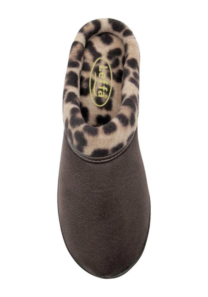 Chinelo Leffa de Quarto Feminino Inverno 783 Marrom 3