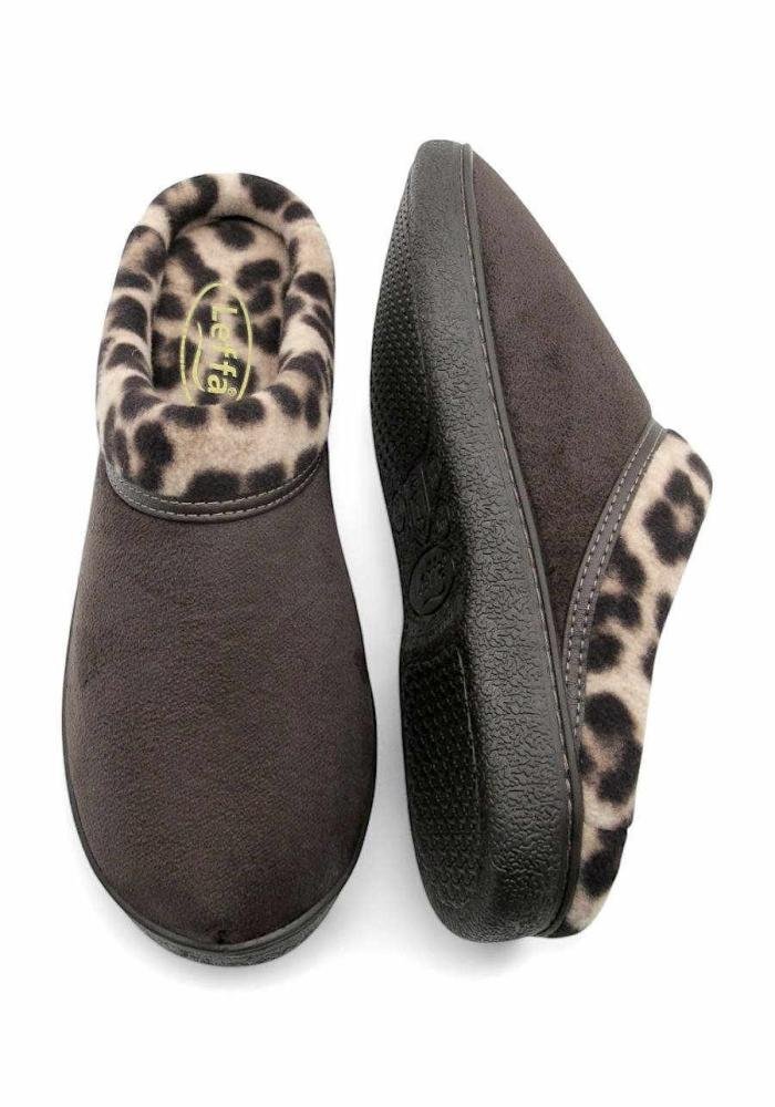 Chinelo Leffa de Quarto Feminino Inverno 783 Marrom 4