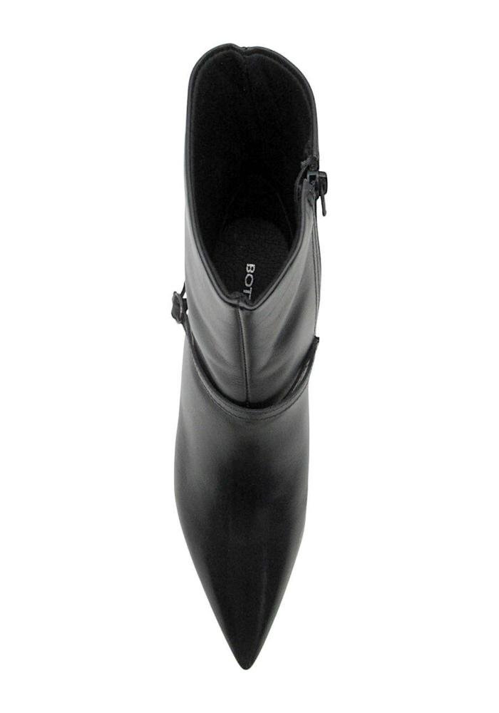 Bota Feminina Bottero Cano Curto de Couro 362105 Preto Preto 3