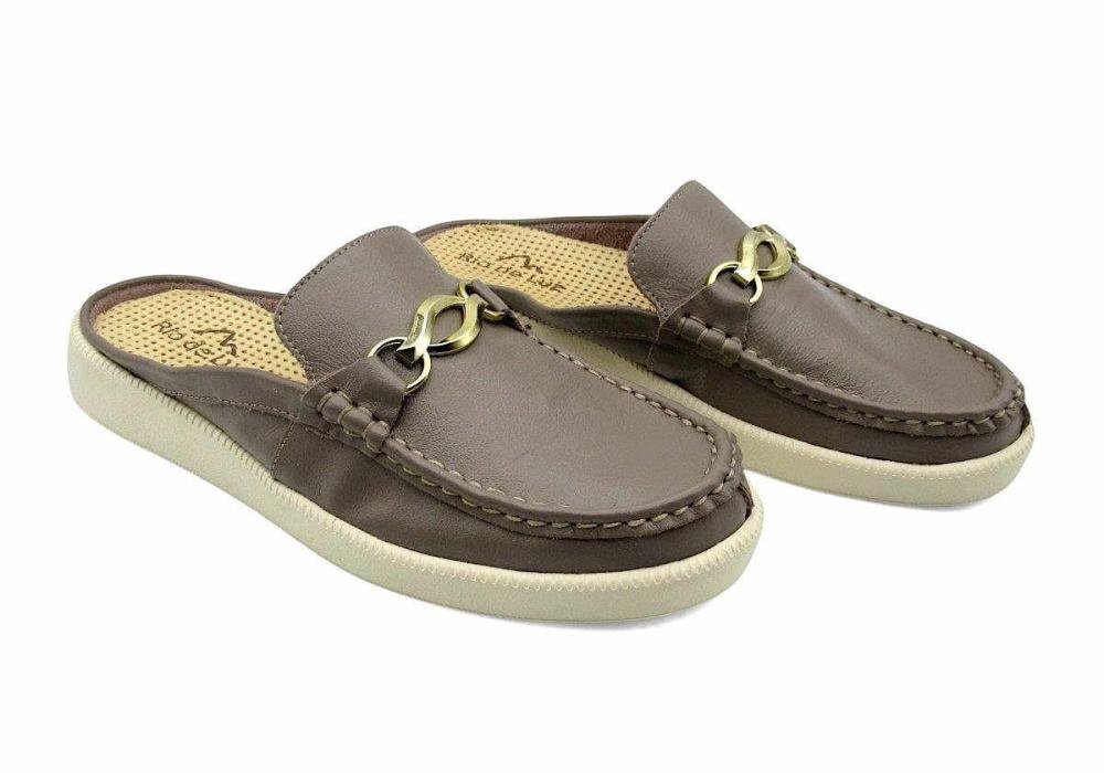 Mule Feminino de Couro Rio de Luz 316 Bege 3