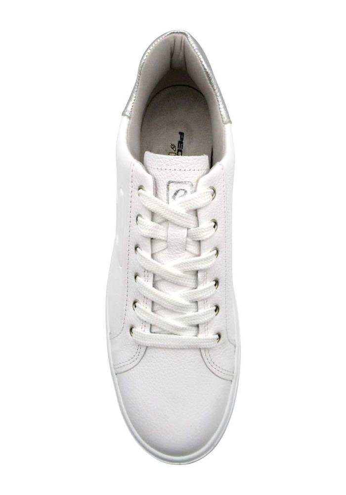 Tênis Casual Feminino de Couro Branco Pegada 211216 Branco 4