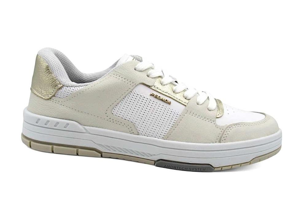 Sapatênis Pegada Casual Feminino Couro 212602