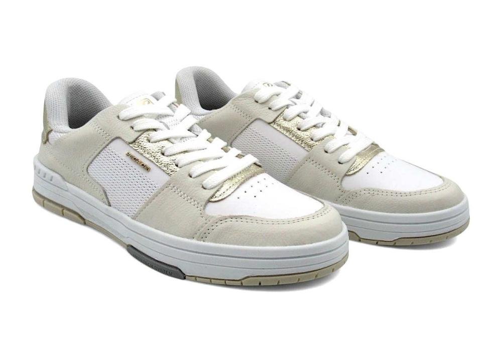 Sapatênis Pegada Casual Feminino Couro 212602 Branco 3