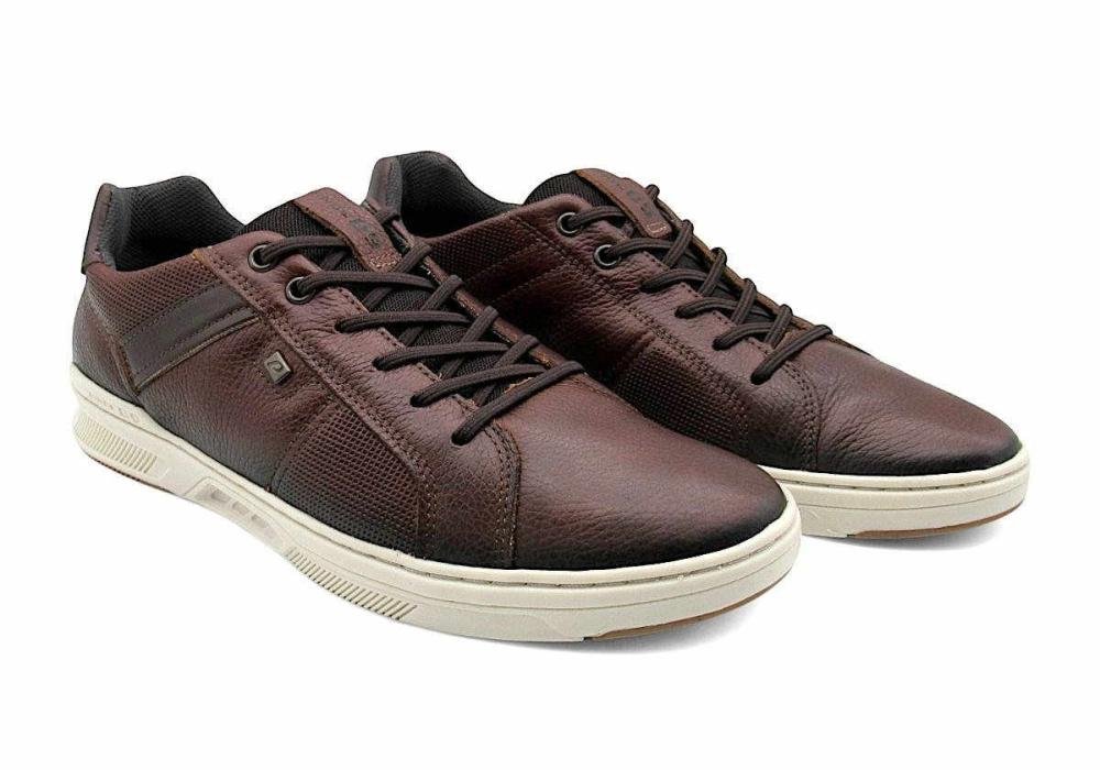 Sapatênis Masculino Pegada de Couro 110605 Amortech Marrom 3