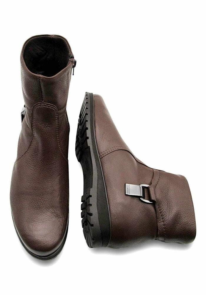 Bota Feminina Bottero Cano Curto de Couro 369202 Marrom 5