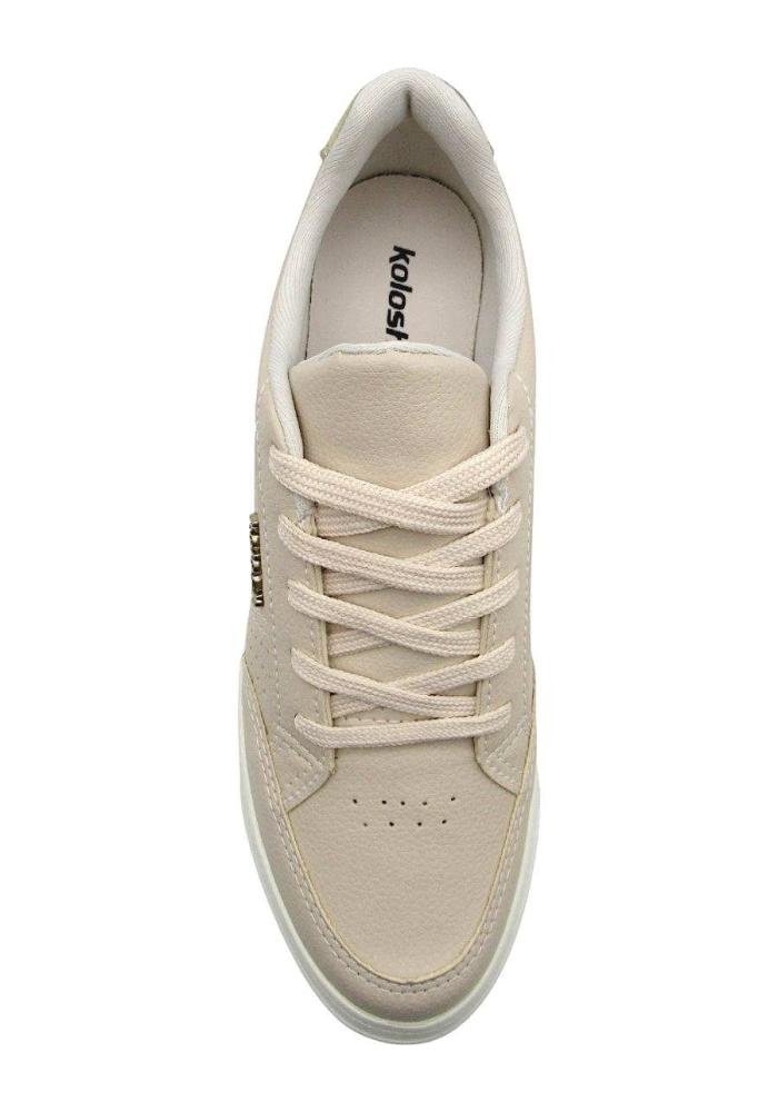 Tênis Casual Feminino Kolosh Conforto C3556 Bege 4