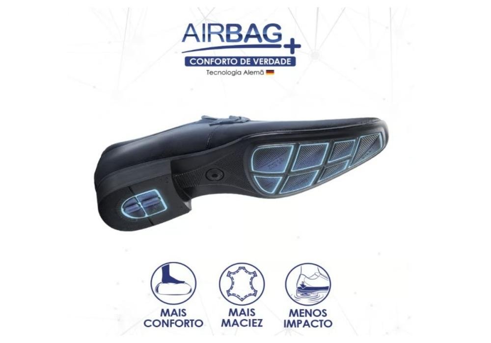 Sapato Social Masculino Jota Pe de Couro 85651 Preto 5