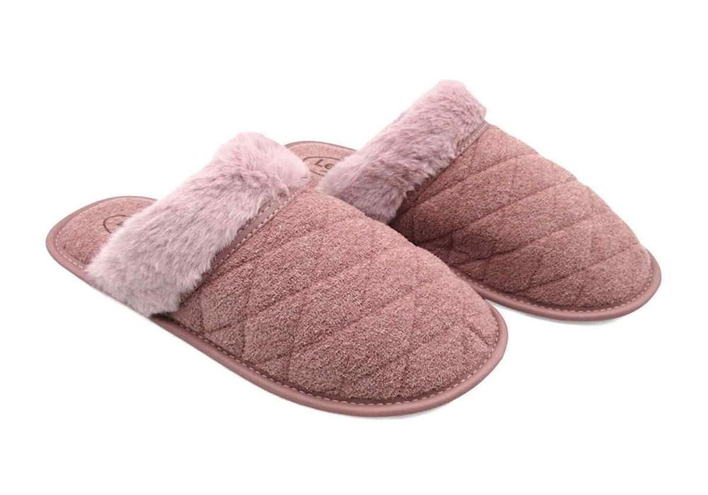 Chinelo Feminino de Quarto Leffa 879 Rosa Rosa 2
