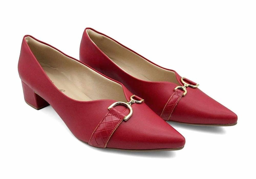 Scarpin Feminino Alexia Fernanda CL20 Vermelho 2