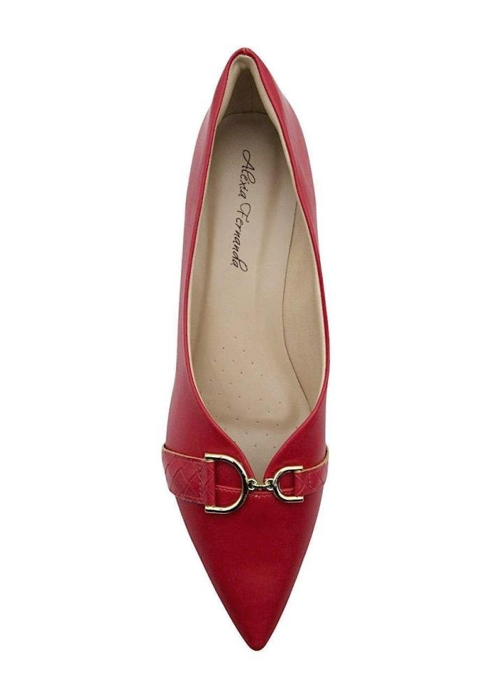 Scarpin Feminino Alexia Fernanda CL20 Vermelho 3