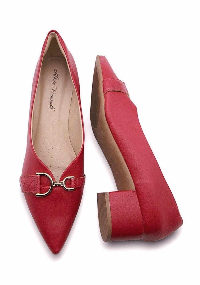 Scarpin Feminino Alexia Fernanda CL20 Vermelho 4
