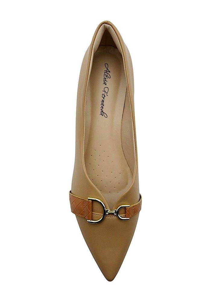 Scarpin Feminino Alexia Fernanda CL20 Bege 3