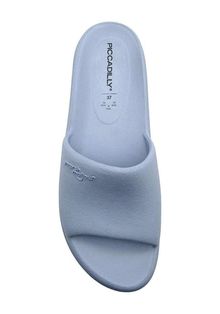 Tamanco Feminino Slide Piccadilly 238003 Azul Claro 4