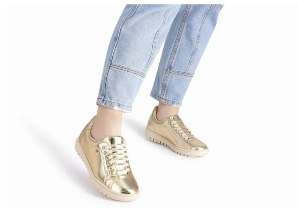 Tênis Feminino Piccadilly Casual 937005 Ouro  Ouro 2