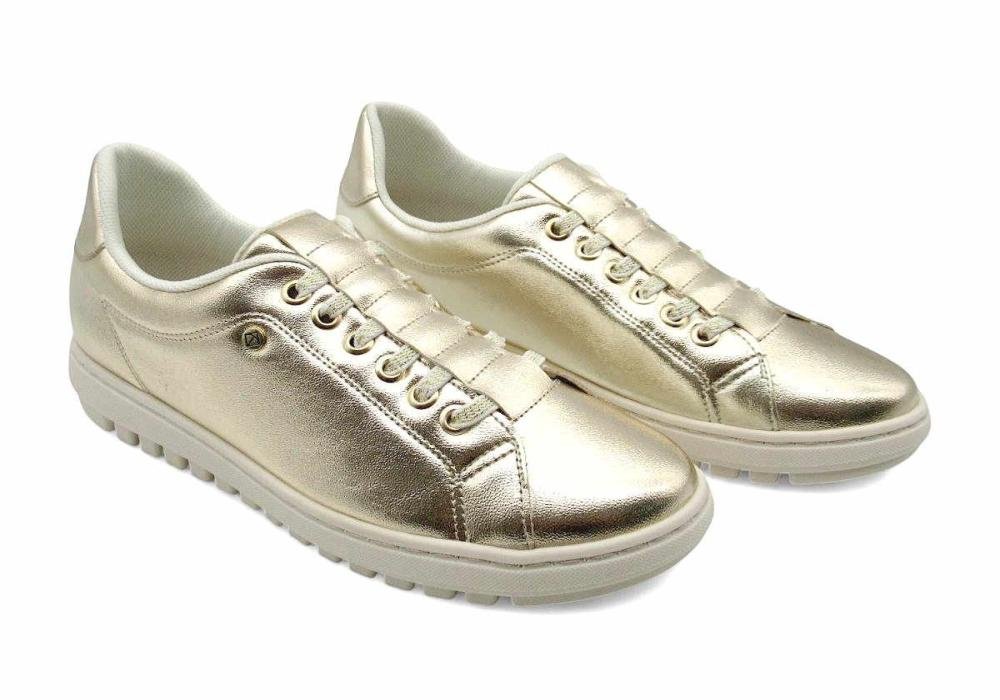Tênis Feminino Piccadilly Casual 937005 Ouro  Ouro 3