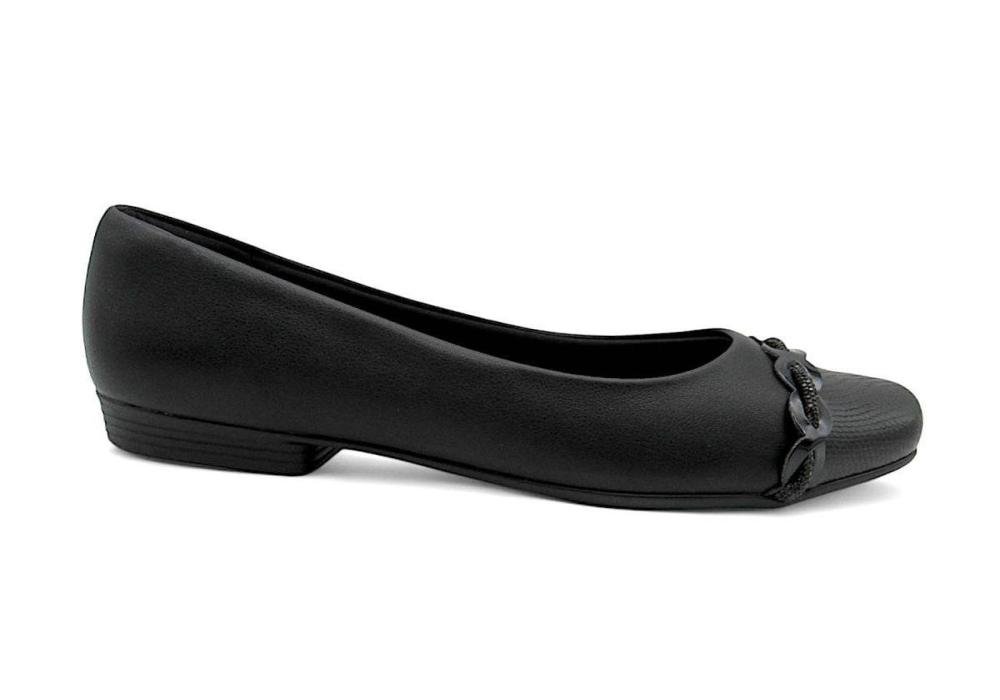 Sapatilha Feminina Piccadilly 250263 Stretch Preta