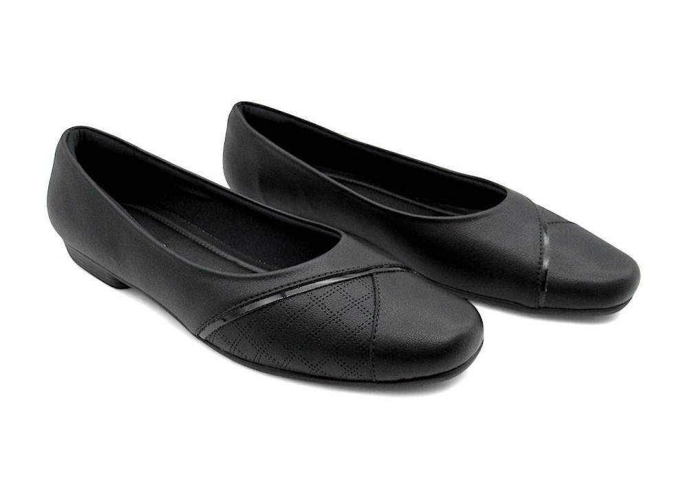 Sapatilha Feminina Piccadilly 250265 Preto Preto 2