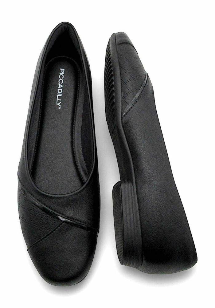 Sapatilha Feminina Piccadilly 250265 Preto Preto 4