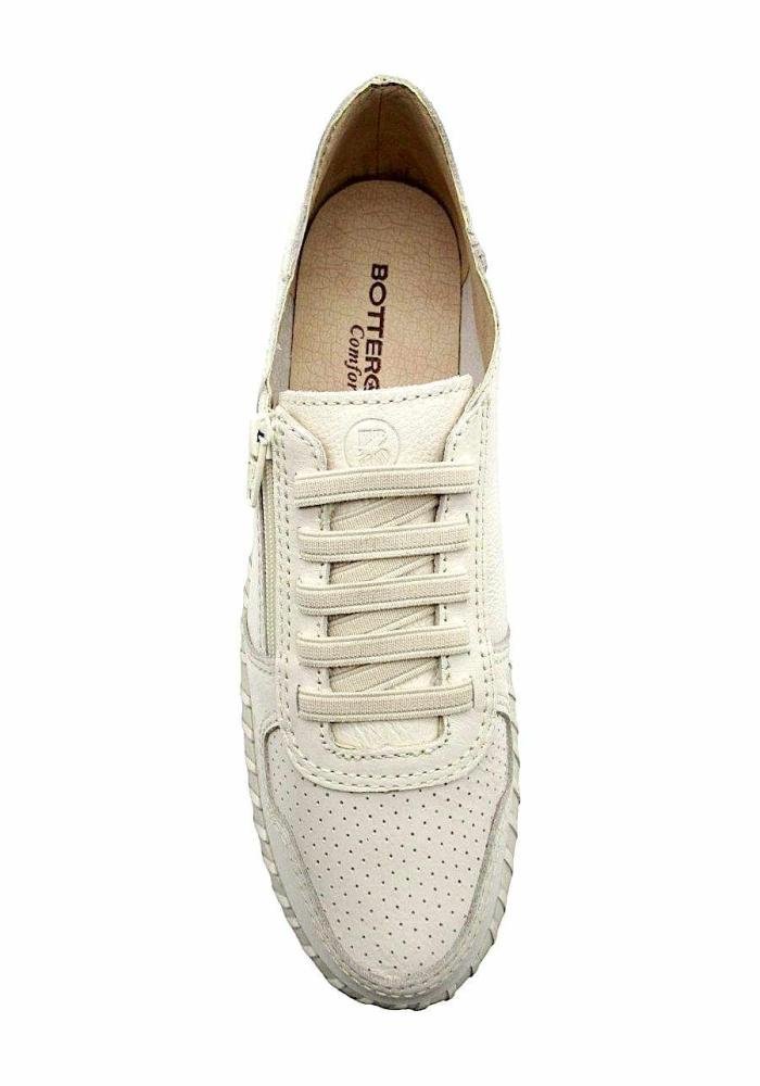 Tênis Bottero Casual Feminino Couro 374103 Marfim Off White 4