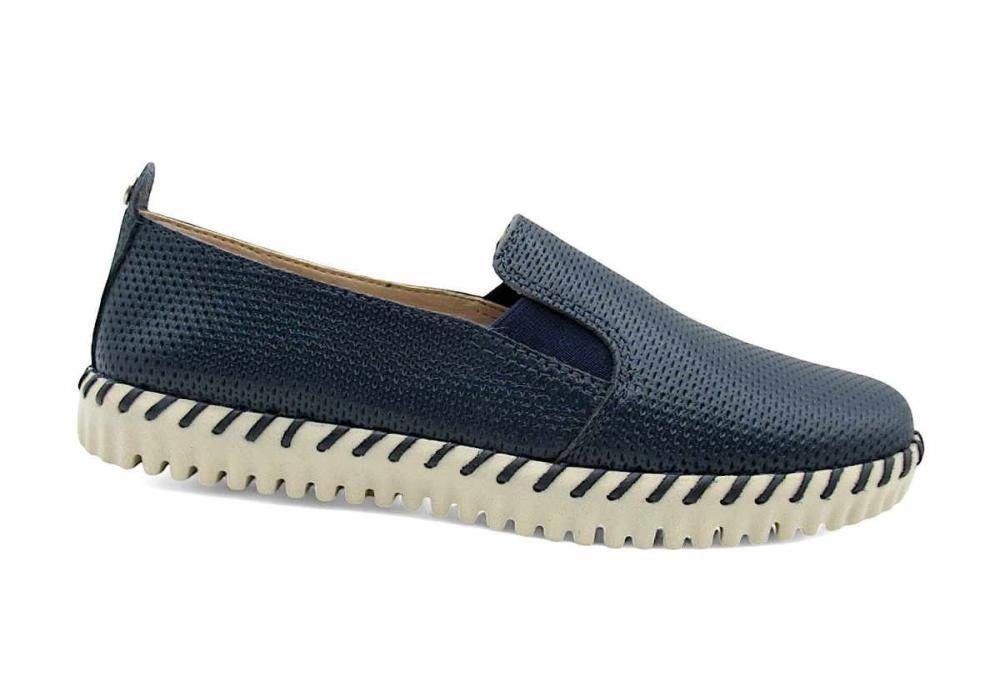 Sapatênis Bottero Feminino de Couro 374108 Marinho