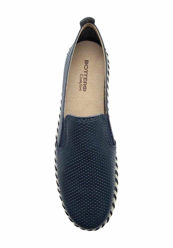 Sapatênis Bottero Feminino de Couro 374108 Marinho Azul 3