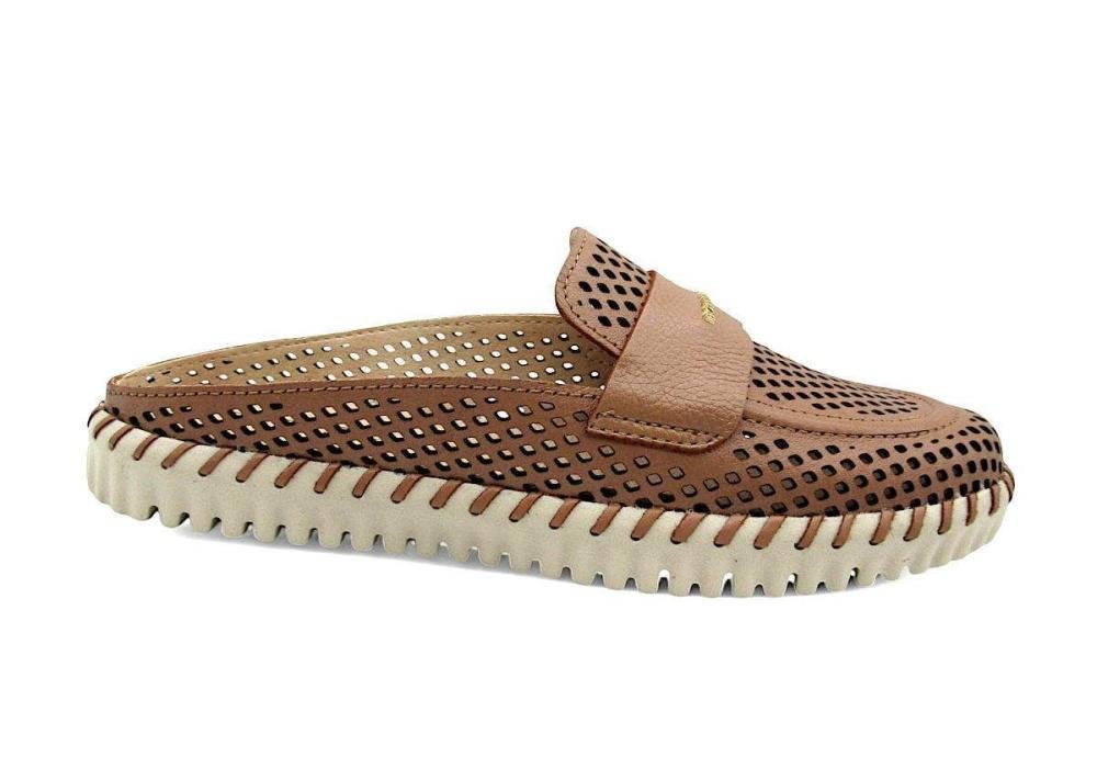 Mule Bottero Feminino de Couro 374105 Castor