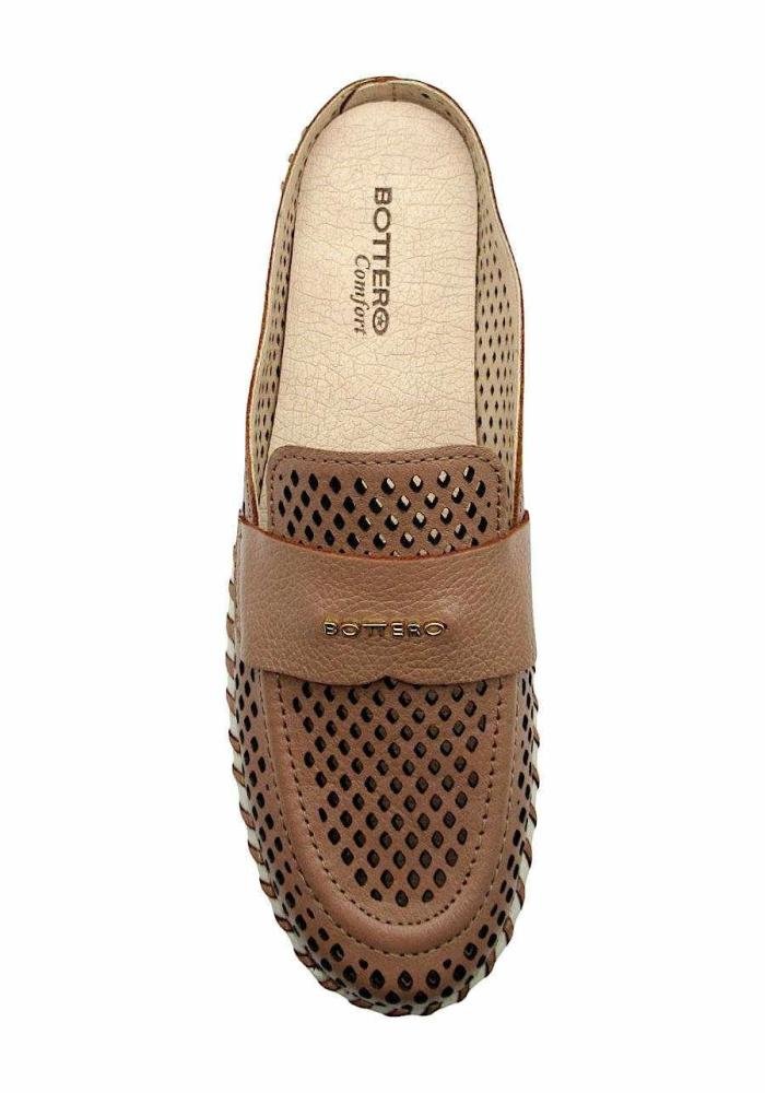 Mule Bottero Feminino de Couro 374105 Castor Marrom 3