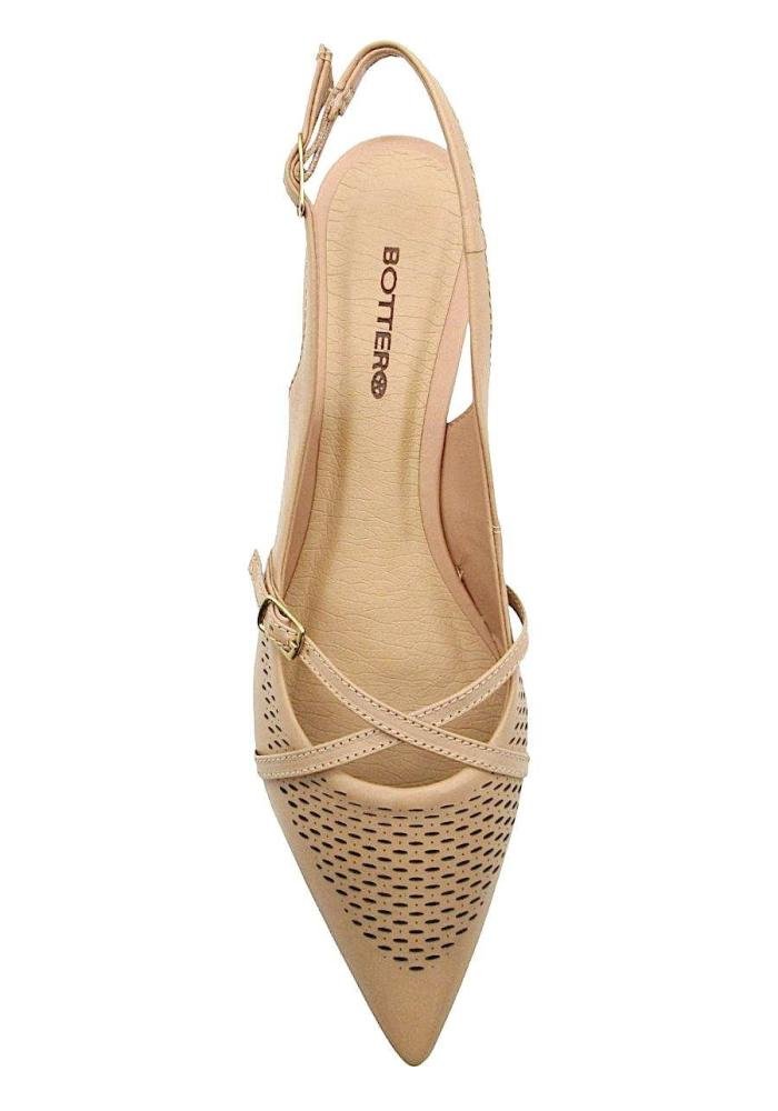 Scarpin Bottero Feminino de Couro 372303 Nude Bege 3