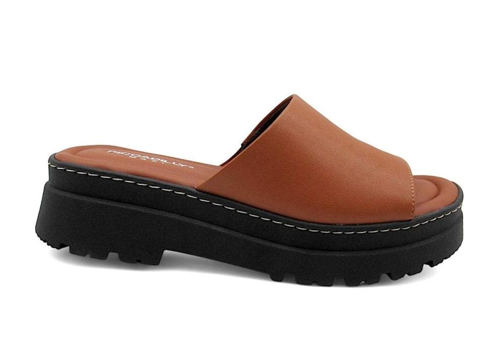 Tamanco Feminino Piccadilly Plataforma Tratorado 249002