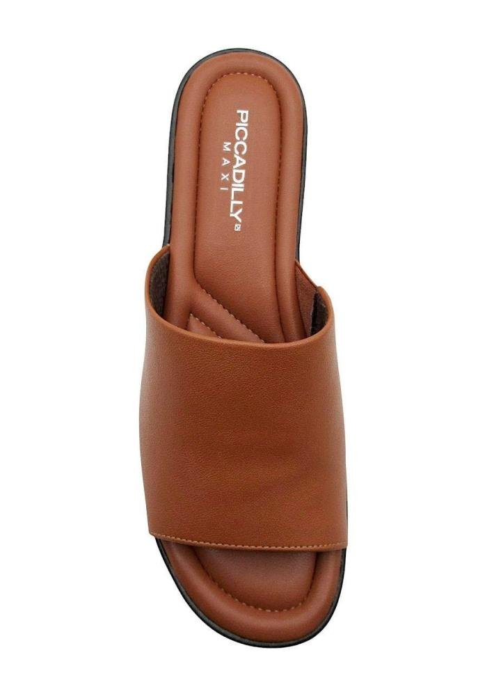 Tamanco Feminino Piccadilly Plataforma Tratorado 249002 Marrom 3