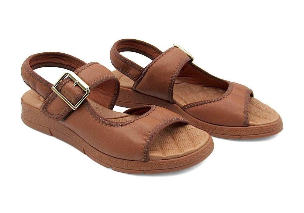 Sandália Feminina Piccadilly Esporão Ajuste 571019 Marrom 2