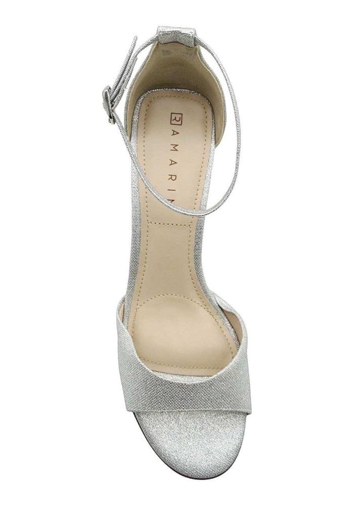 Sandália Social Feminina Ramarim 2522203 Prata Prata 3