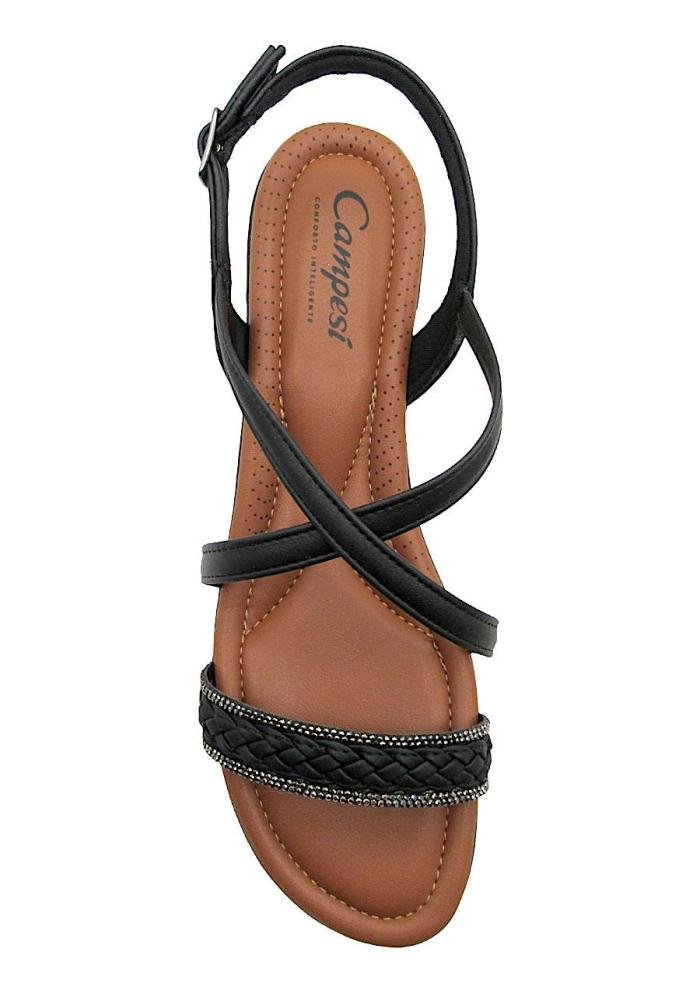 Sandália Feminina Campesí CP712 Preto 3