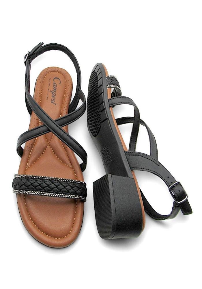 Sandália Feminina Campesí CP712 Preto 4
