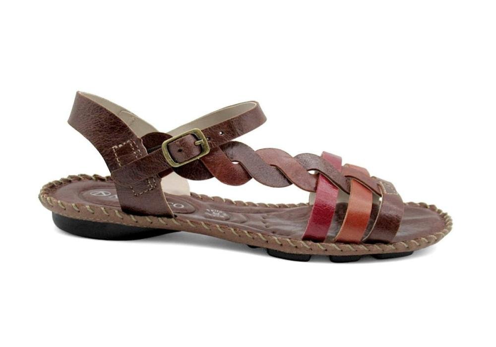 Sandália Feminina Andacco Rasteirinha de Couro 12394